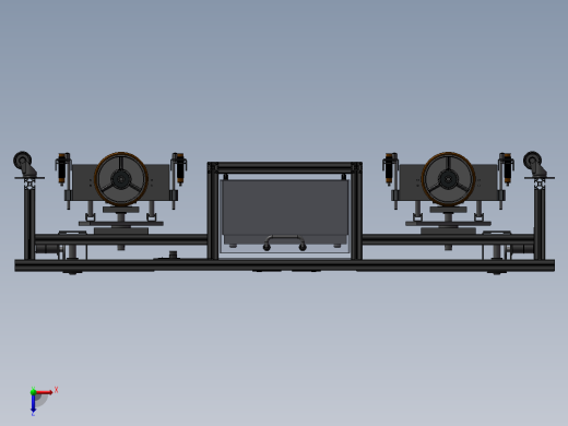 无盖铝型材AGV小车sw20俯视缩略图