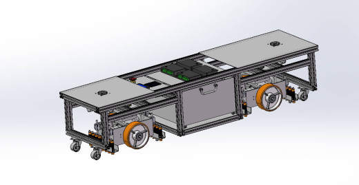 无盖铝型材AGV小车sw20缩略图