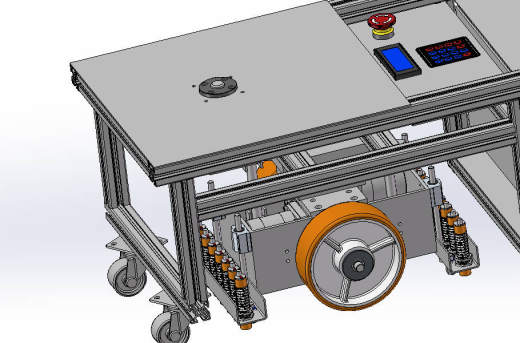 无盖铝型材AGV小车sw20缩略图