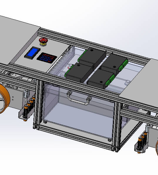 无盖铝型材AGV小车sw20