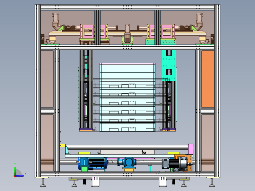 堆垛机sw20可编辑左视缩略图