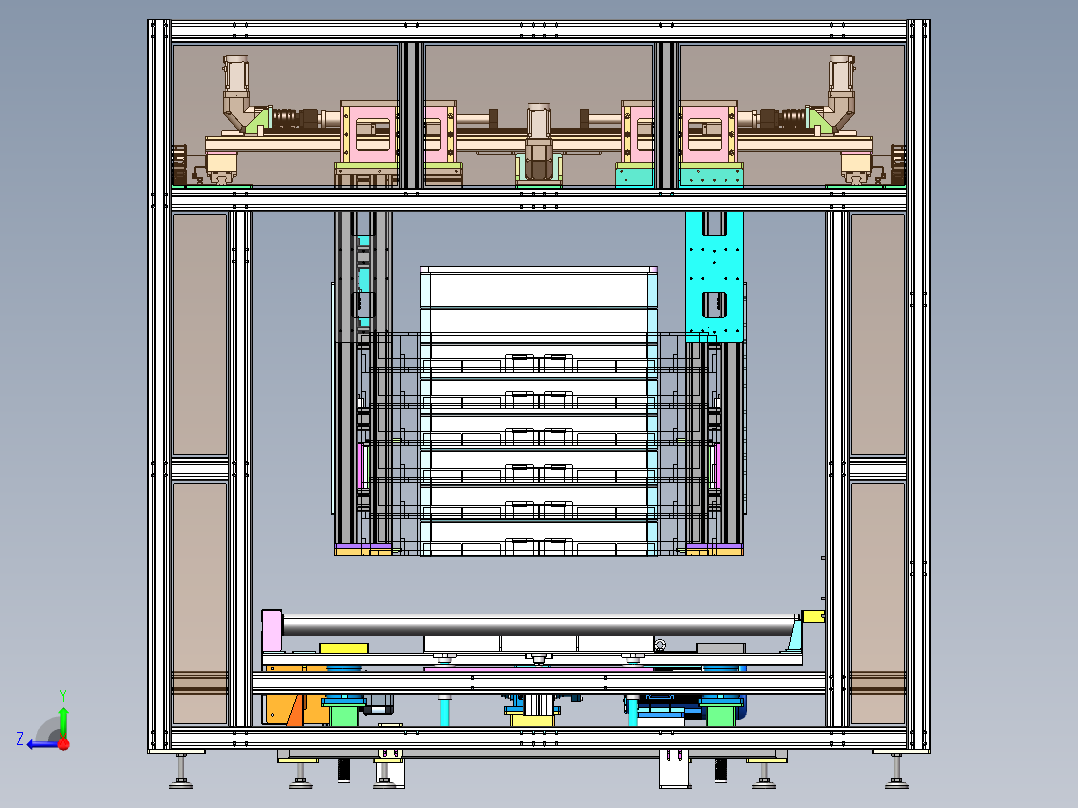 堆垛机sw20可编辑右视图
