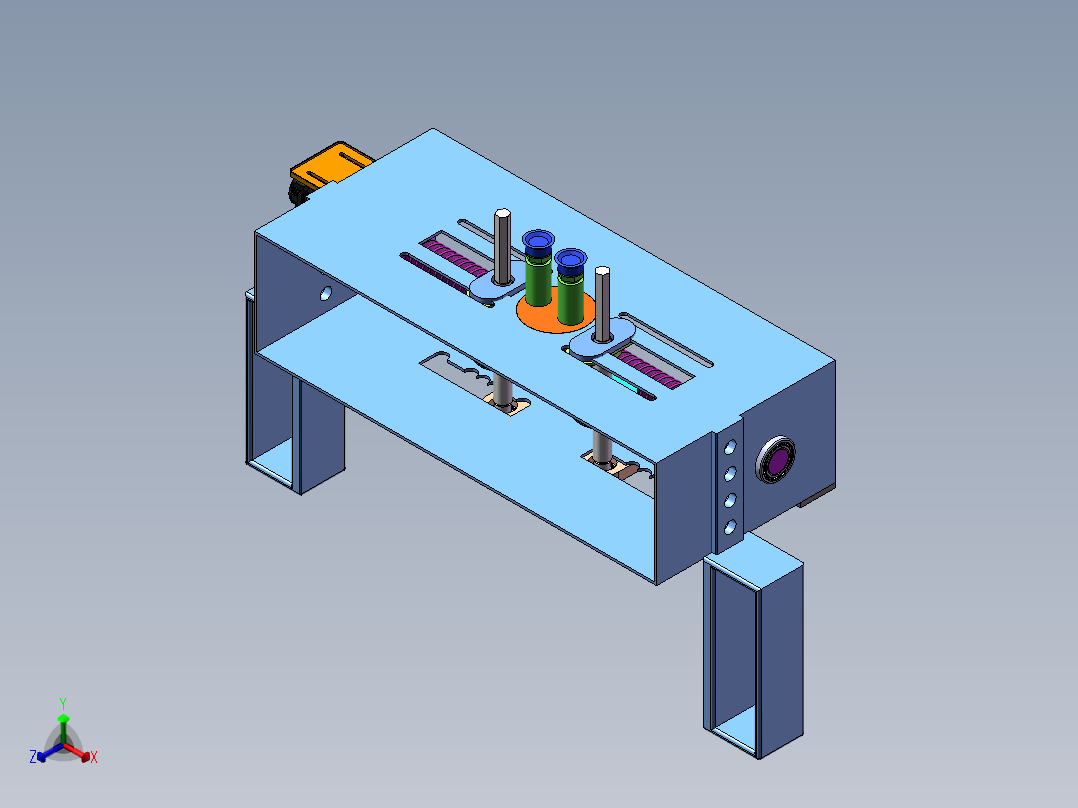 机器正等轴测图