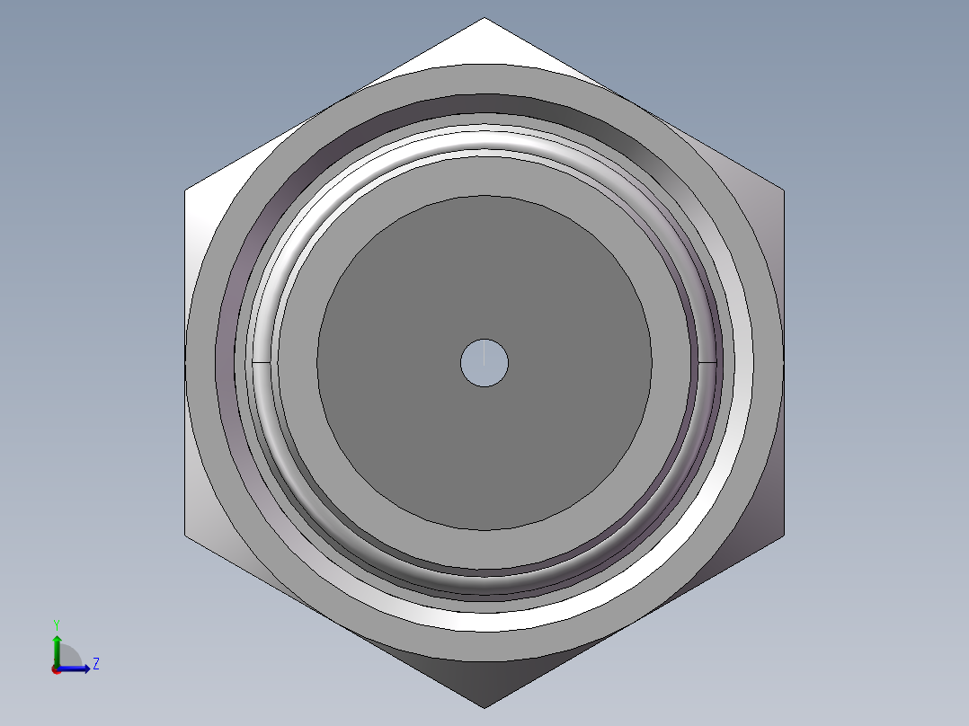 直通变径接头、2C-14-45左视图