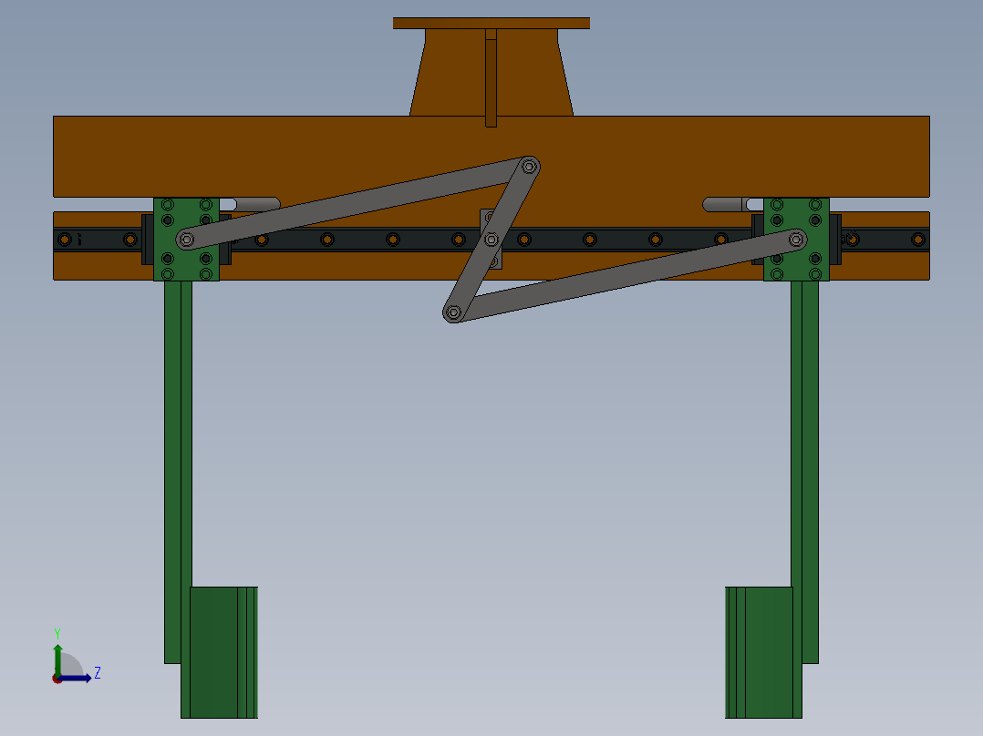 双向夹紧机构 639385左视图