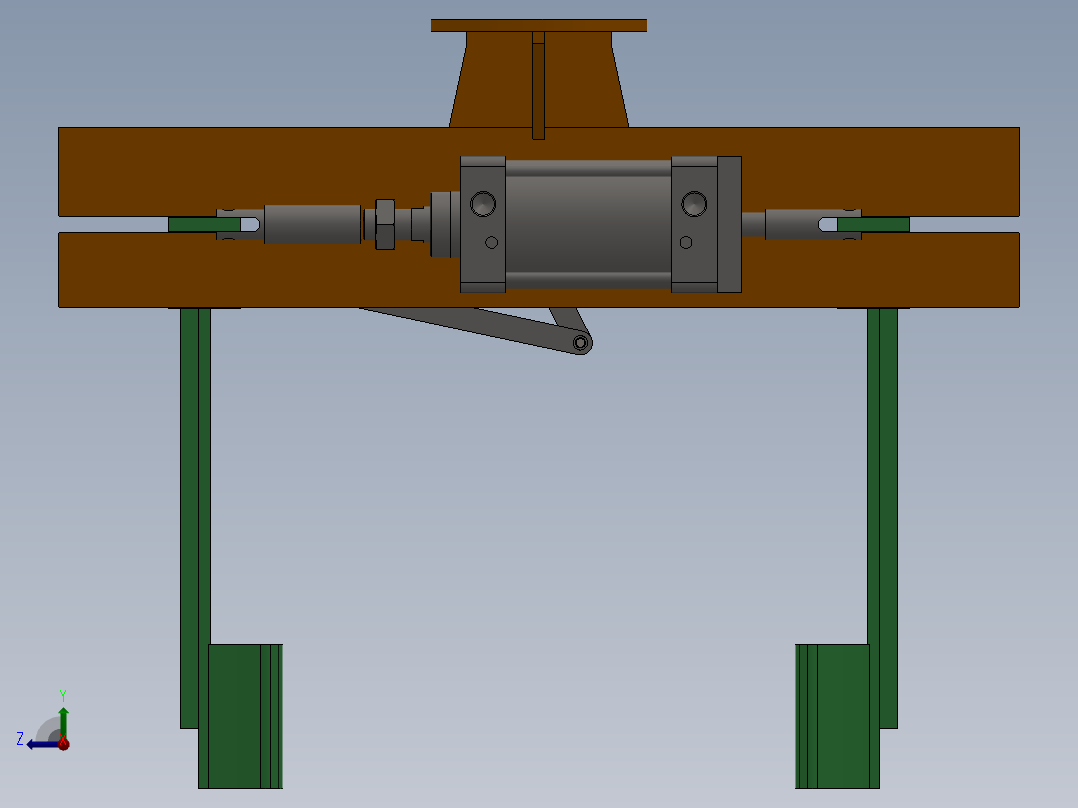 双向夹紧机构 639385右视图
