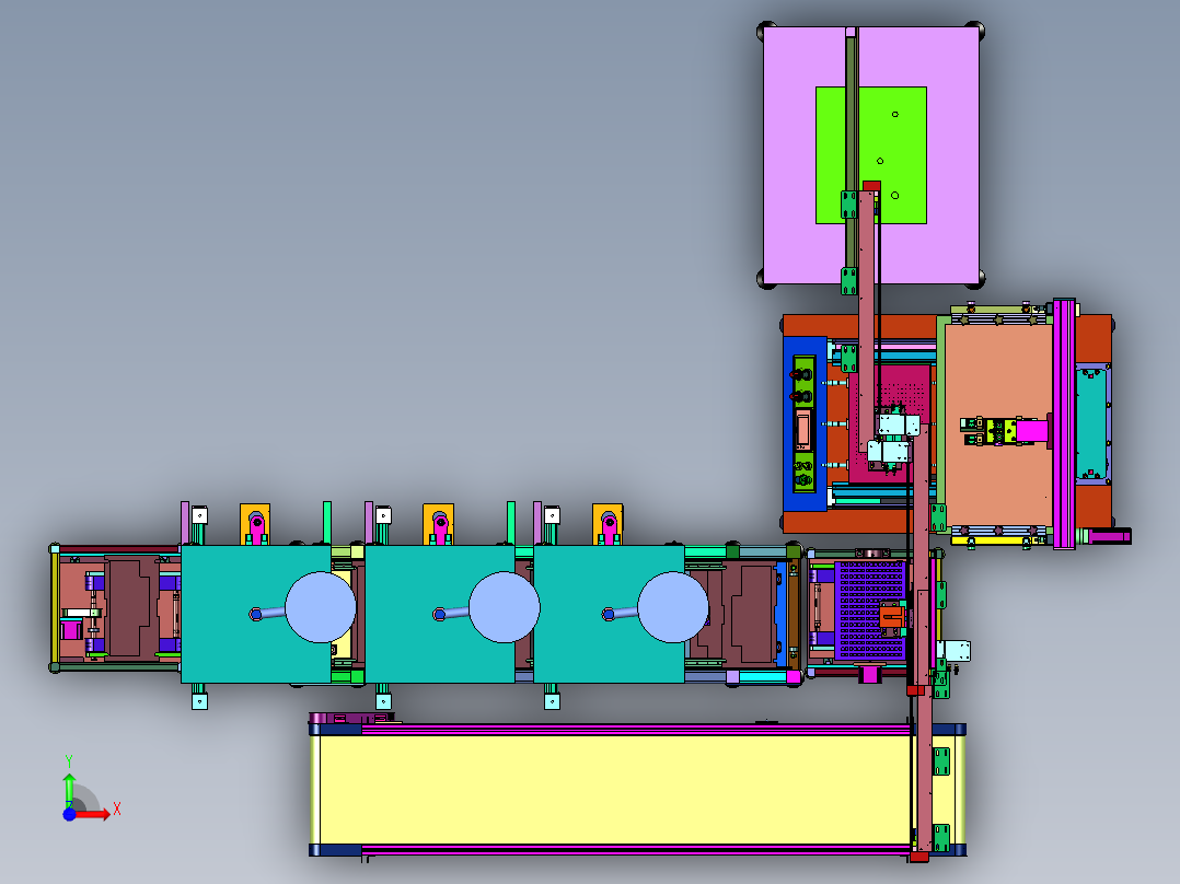 键盘按键自动粘贴设备前视图