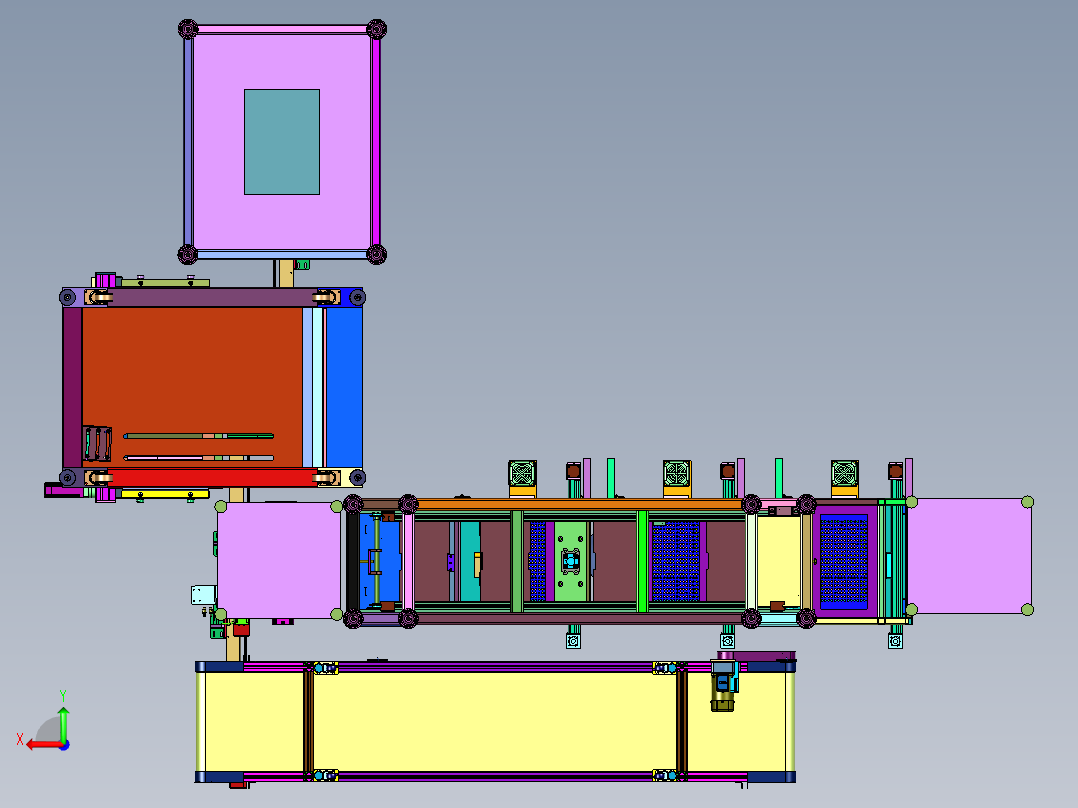 键盘按键自动粘贴设备后视图