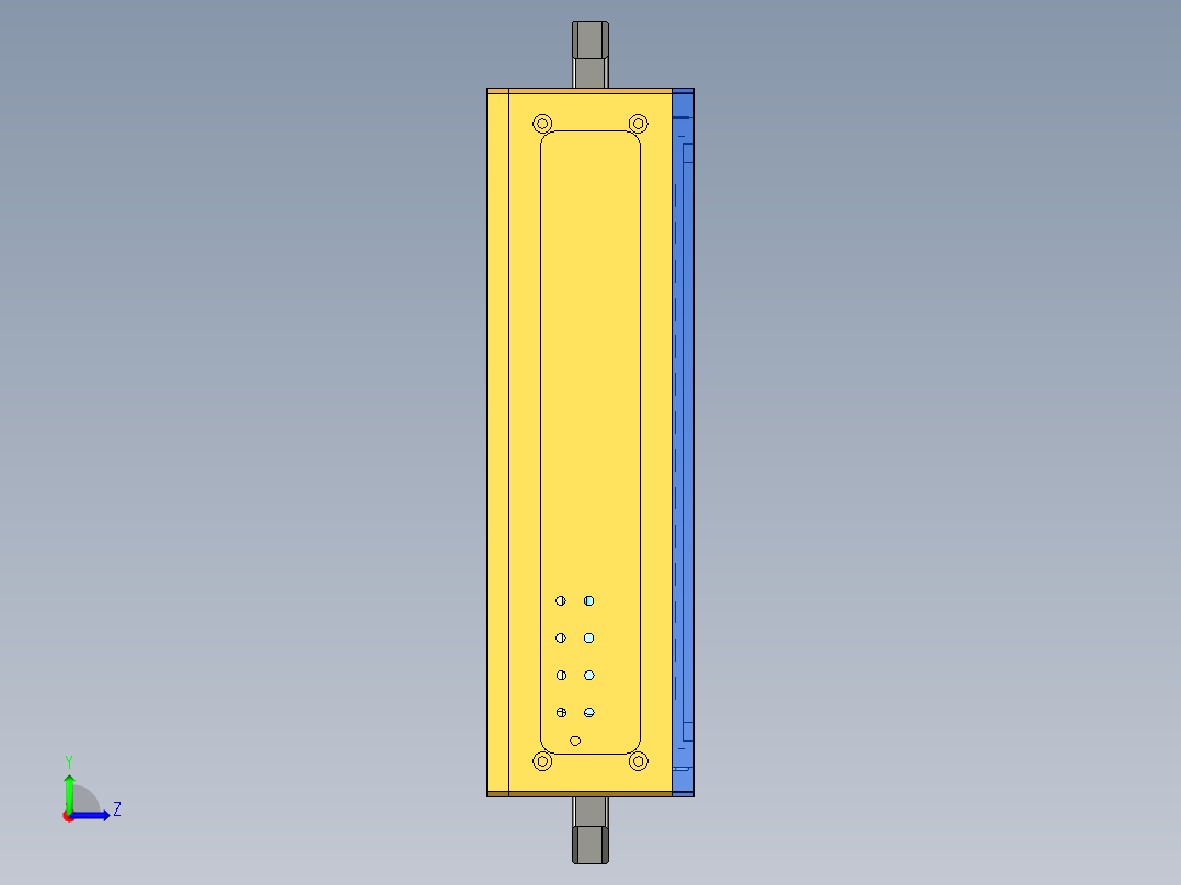 自动焊接设备左视图