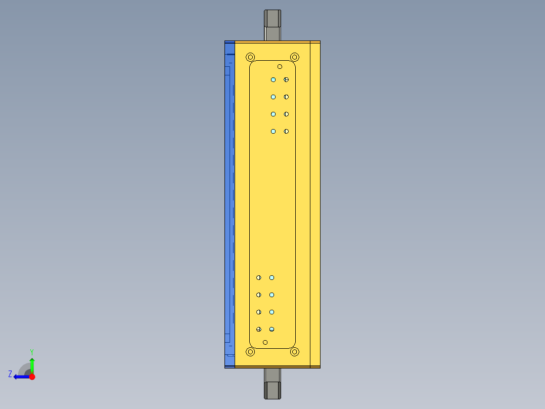 自动焊接设备右视图