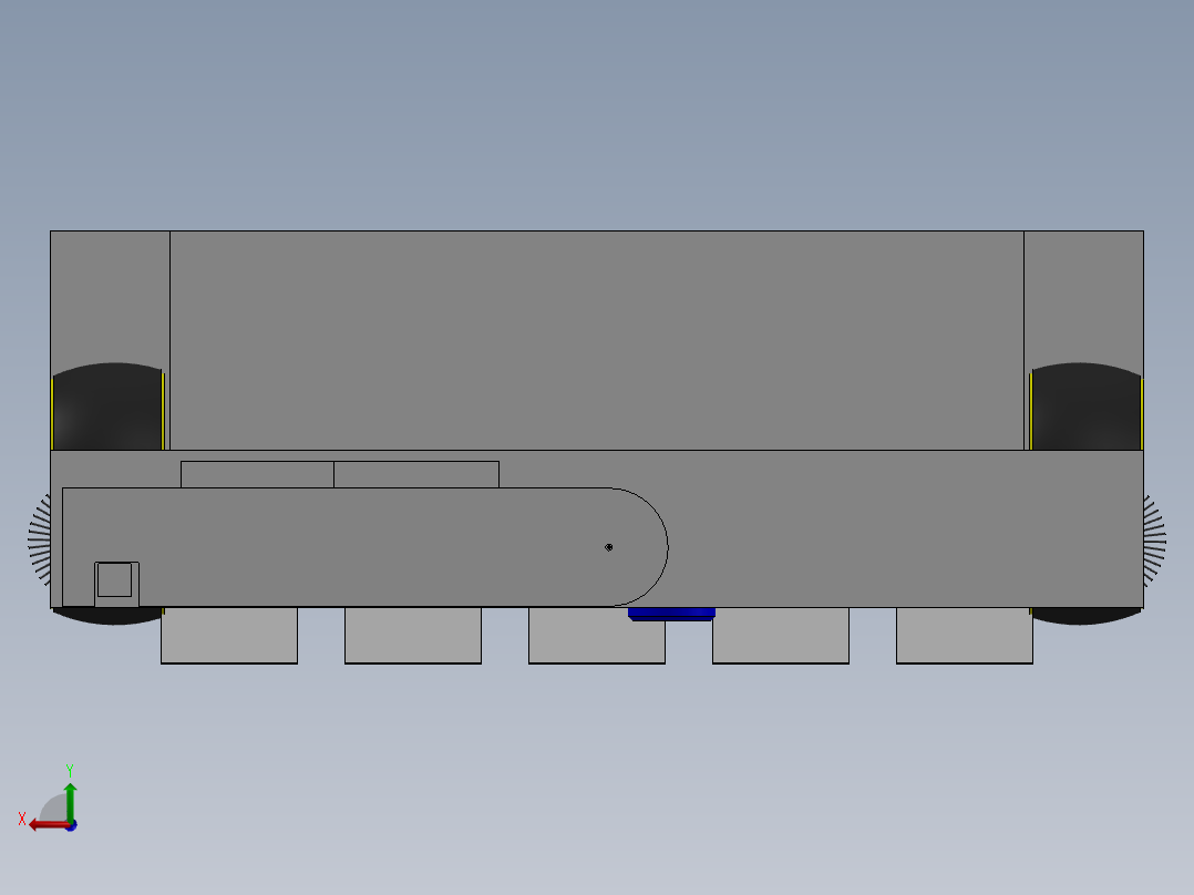 AGV小车、AGV(141)后视图