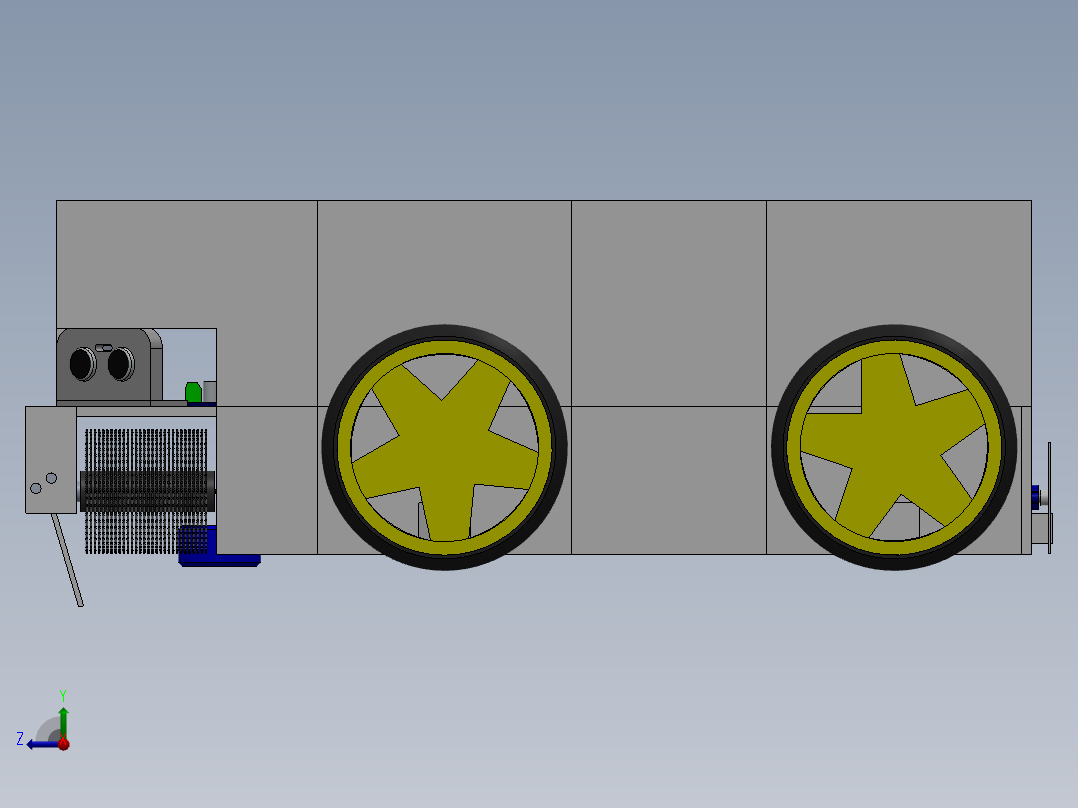AGV小车、AGV(141)右视图