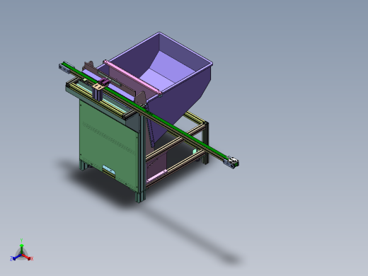 F400 小型五金件自动送料机正等轴测缩略图
