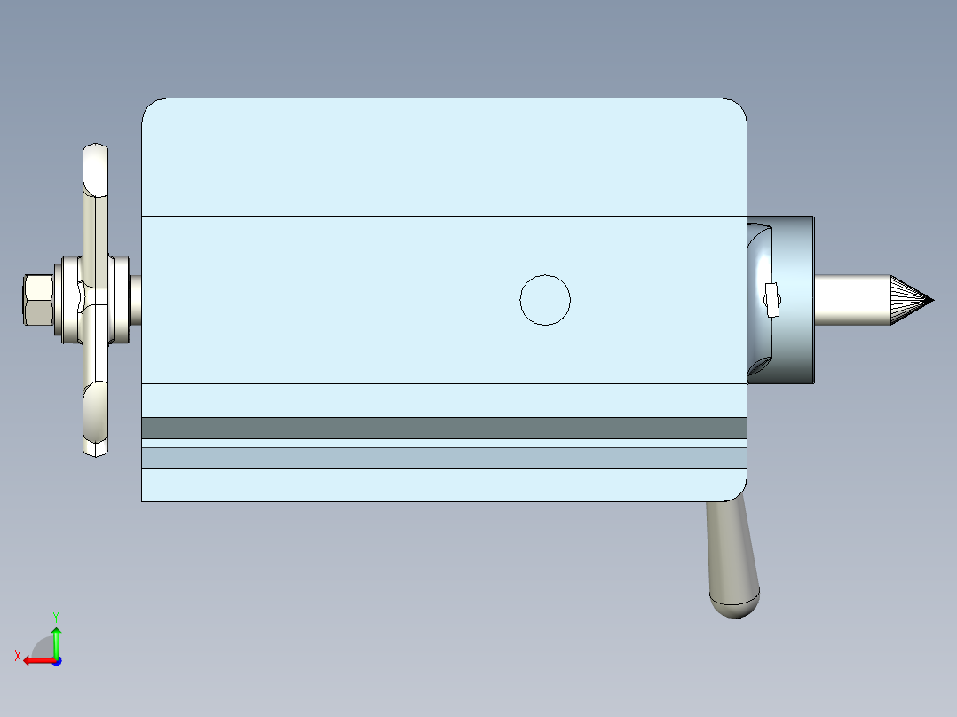 B2005122-车床尾座后视图