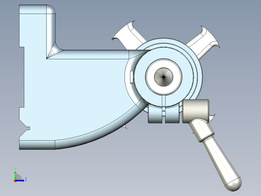 B2005122-车床尾座左视缩略图