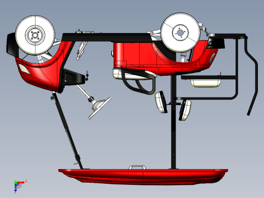 电动高尔夫球车俯视缩略图