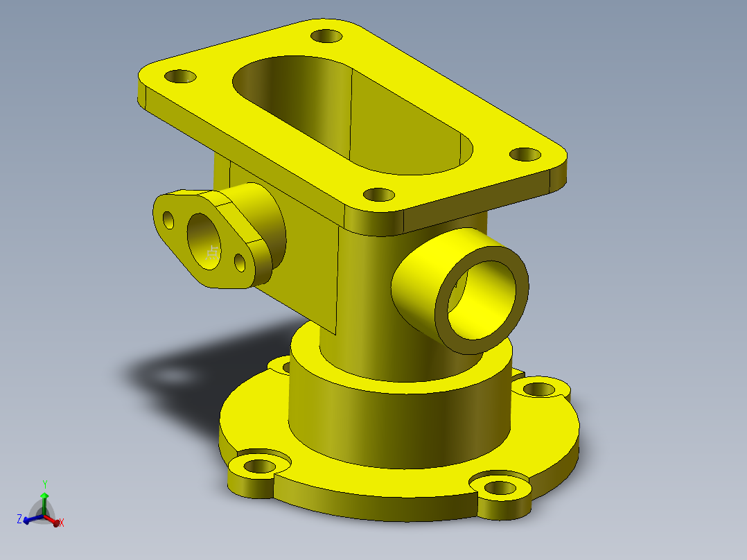 第八届练习题3D08-L07  SW16主视图