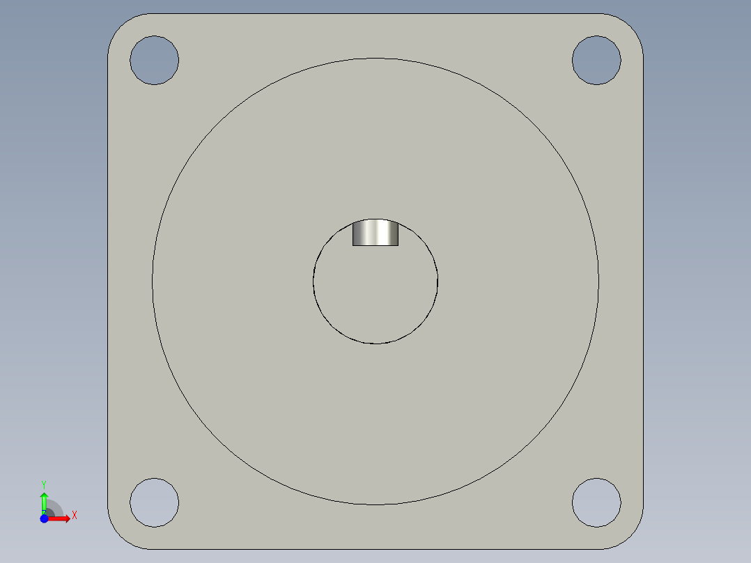 MH401400W不带刹车前视图