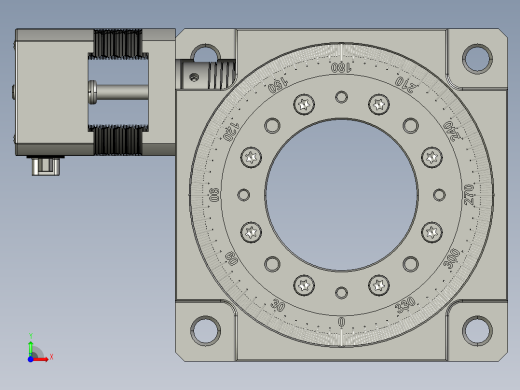数控回转台前视缩略图