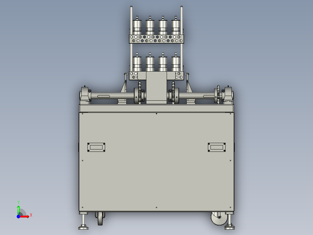 M060-转子加热炉改造出口前视图