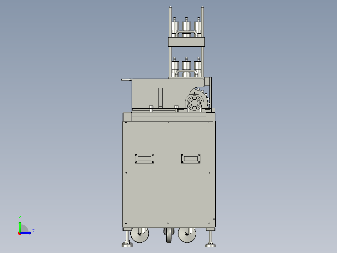 M060-转子加热炉改造出口左视图
