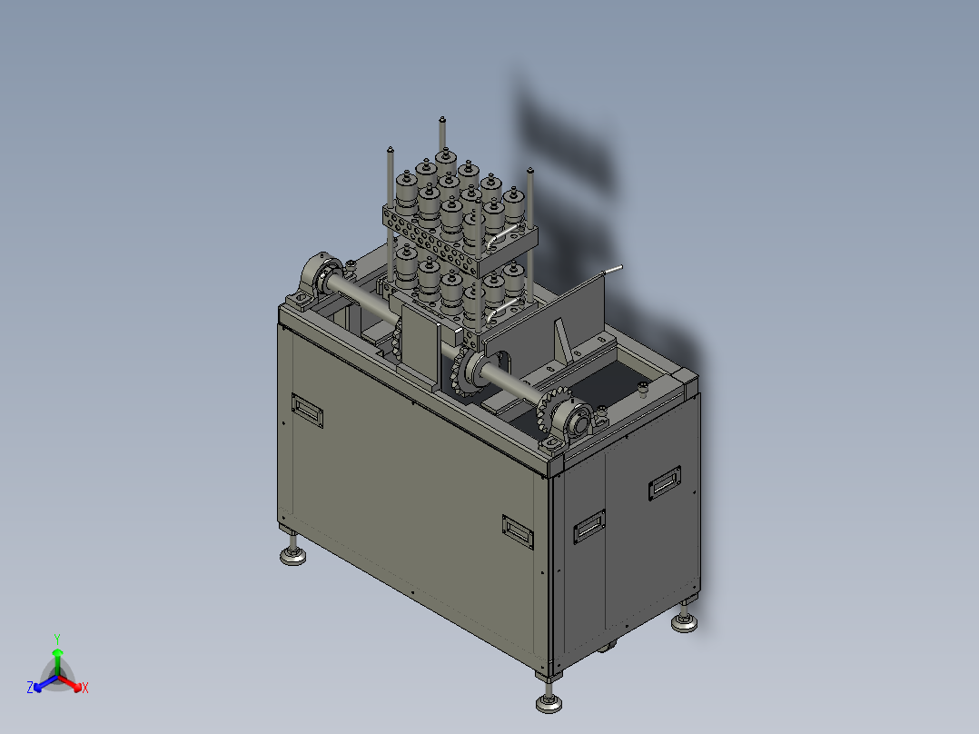 M060-转子加热炉改造出口正等轴测图