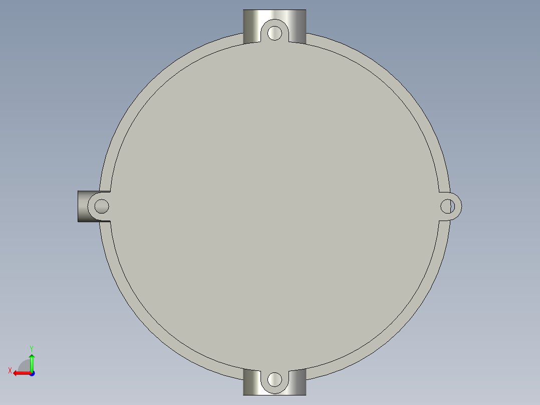 五芯10寸过滤器后视图
