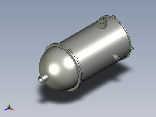 五芯10寸过滤器正等轴测缩略图
