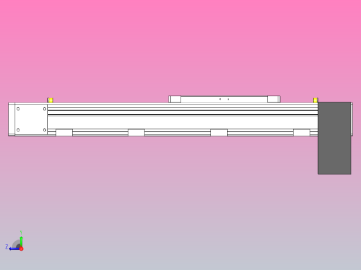 DMEB80L-RDCR欧规同步带模组直线模组（电机右下折）[DMEB80L-L20S350-DT400-C2U-LBRD]右视缩略图