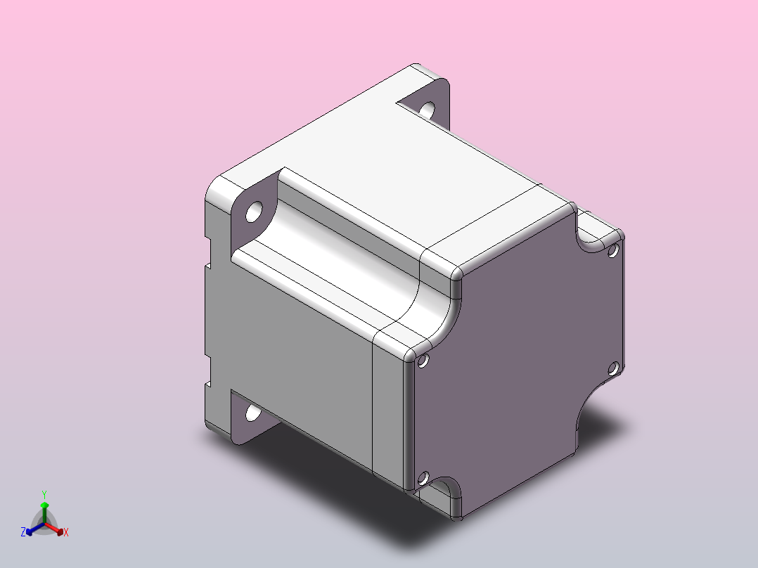 东洋电机TM2401A42A正等轴测图