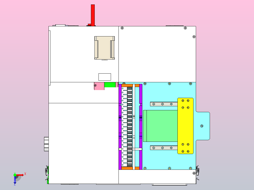 压装治具工装11俯视图