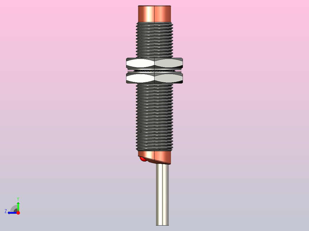 接近传感器SM1208N右视图