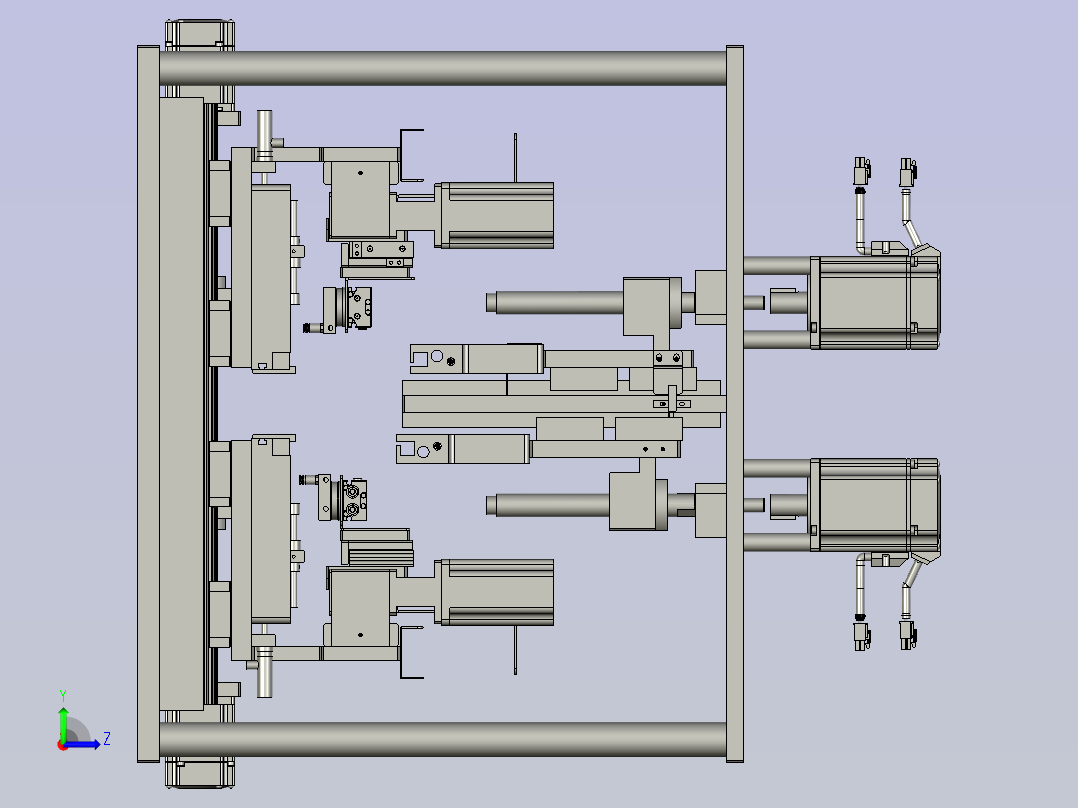 DBCQJ02-裁切板装配左视图