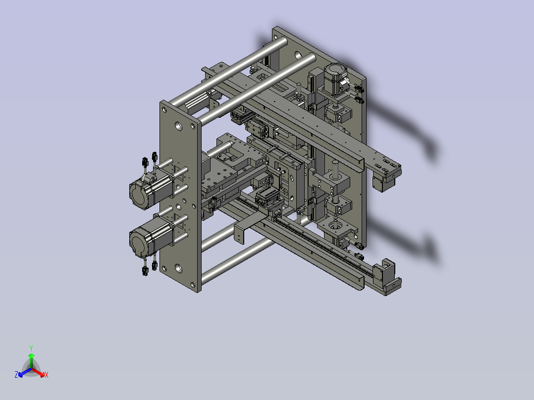 DBCQJ02-裁切板装配正等轴测图