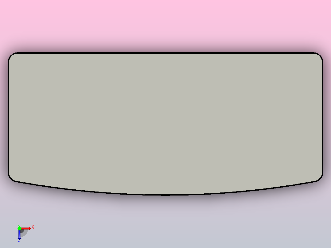 办公桌(1)俯视图