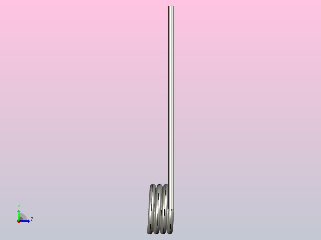 扭转弹簧torsion_spring_t014-090-063-x-l左视图