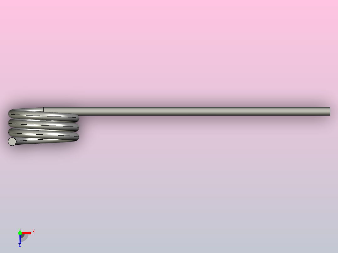 扭转弹簧torsion_spring_t014-090-063-x-l俯视图