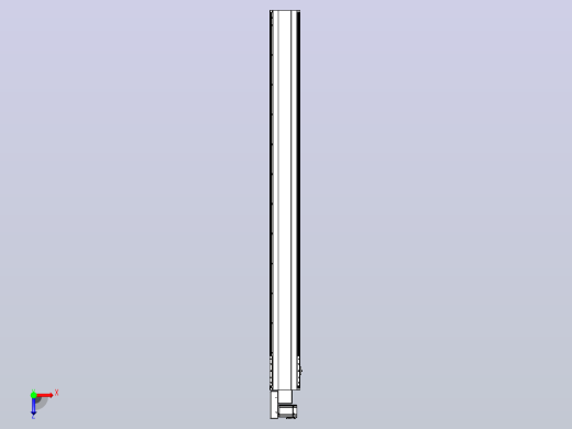 皮带直线轴半封闭可选导轨TPA-HNB-202D-140-L2200-ML-C-P75-N3俯视缩略图