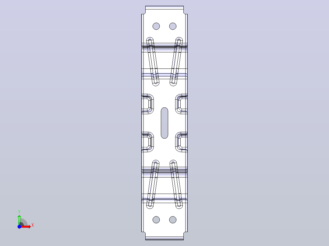 为实践而设计的口径和切茧模具前视图