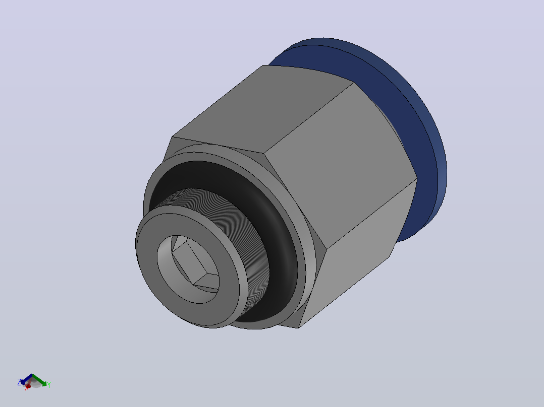 IPC-G 螺纹直通-G螺纹_IPC15-G03主视图