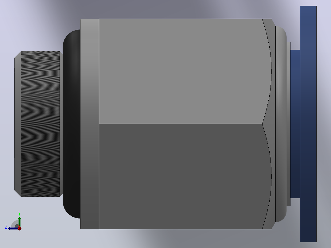IPC-G 螺纹直通-G螺纹_IPC15-G03右视图