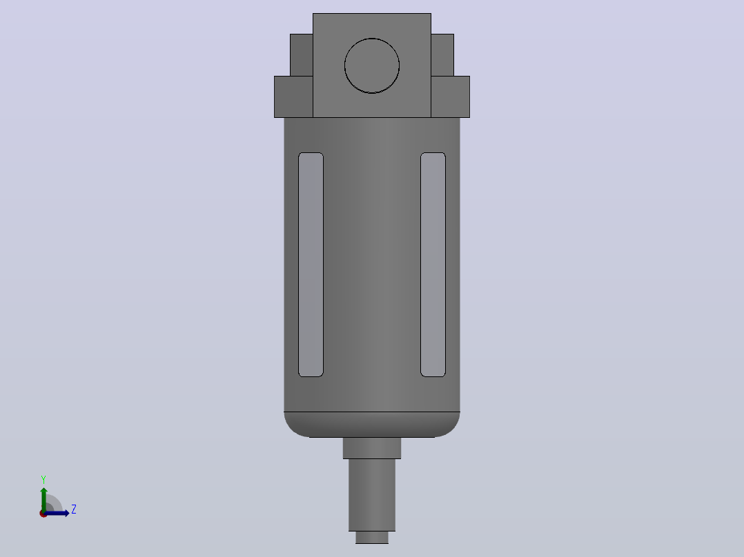 QSLB空气过滤器[QSLB-L20]左视图