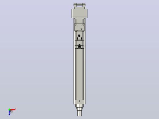 轻载电动缸TPA-ESR80-2510C-L500-MR-CB-W-P75-JX-C3俯视缩略图