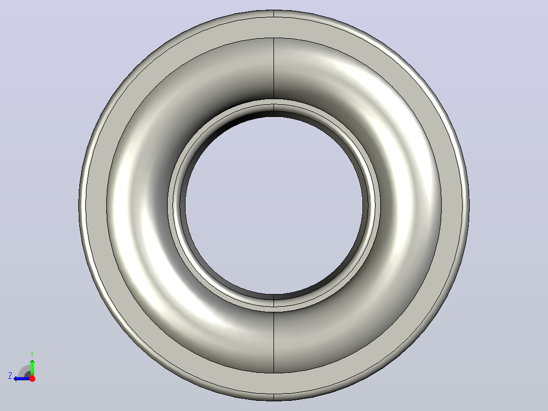SKF自调心球轴承ball_bearing_2310_k_0右视图