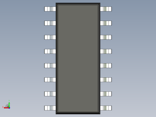 106x SOIC 封装（小外形集成电路）SOIC127P600X150-16N后视缩略图