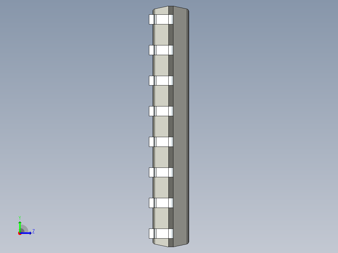 106x SOIC 封装（小外形集成电路）SOIC127P600X150-16N左视图