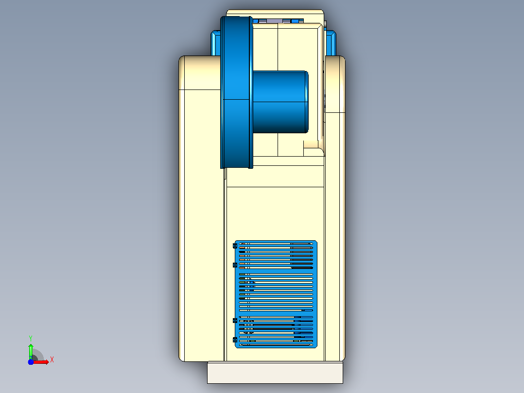KJP Master冲床3D数模图纸 STP格式前视图