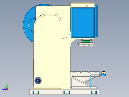 KJP Master冲床3D数模图纸 STP格式右视缩略图