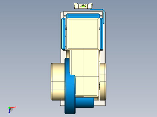KJP Master冲床3D数模图纸 STP格式俯视缩略图