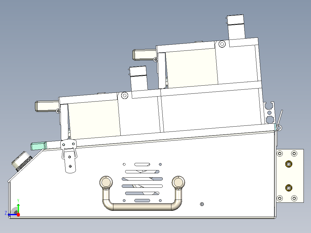 压装治具工装35右视图